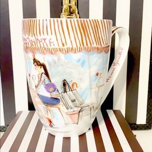 Henri Bendel Oversized Bone China Mug